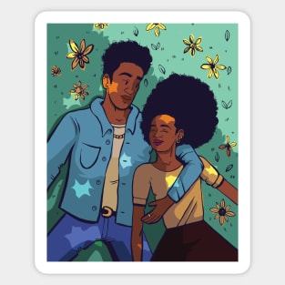 Dark Skinned Lovers (Summer Shade) Sticker